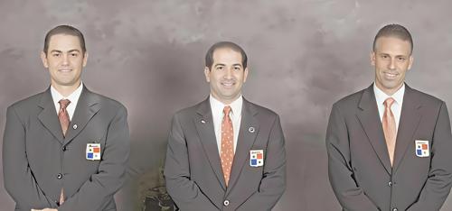 Carlos Clement, Ernesto Duran, Ricardo Cardoze